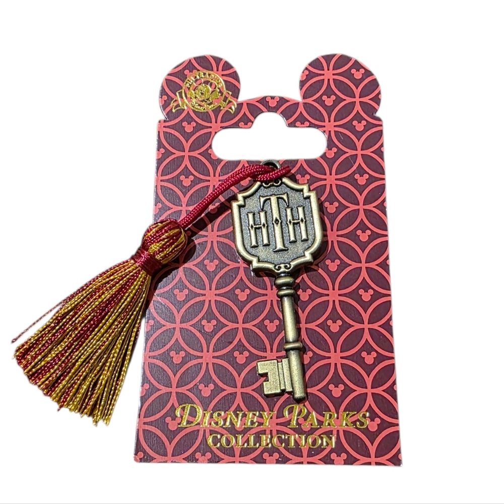 Disney Parks Collection Tower Of Terror Key Pin with Tassel